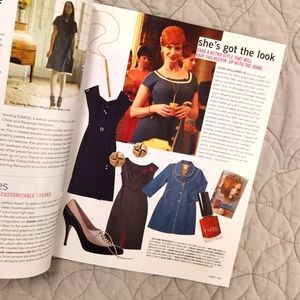 BUST Magazine AMBER TAMBLYN Mad Men Feb/March 2009 media